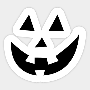 pumpkin face Sticker